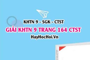 Giải KHTN 9 trang 164 Chân trời sáng tạo SGK
